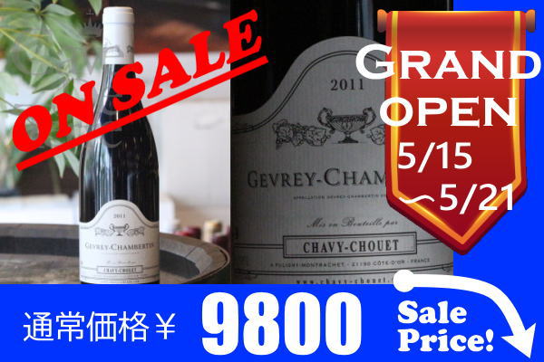 ジュヴレシャンベルタン 2011 ドメーヌ・シャヴィー・シュエ【バックヴィンテージ】/Domaine Chavy Chouet Gevrey Chambertin