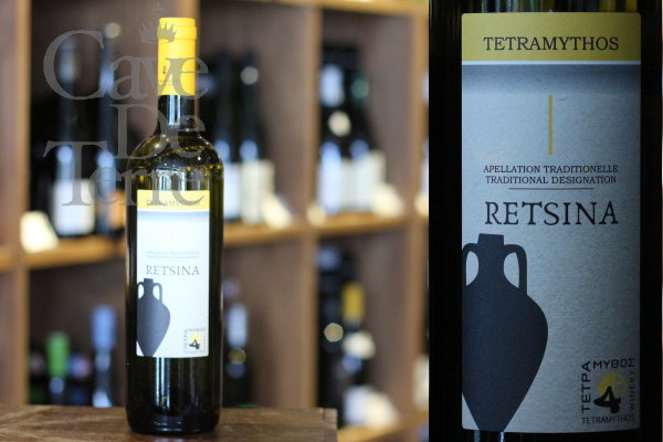 テトラミソス レツィーナ ナチュール アンフォラ Tetramythos Retsina Nature Amphora ギリシャ白ワイン Cave De Terre Online Wine