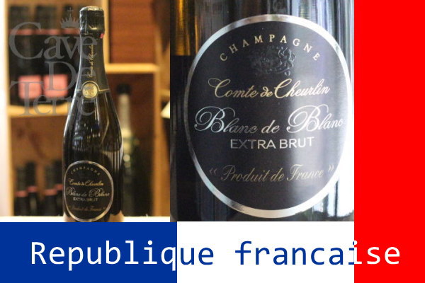 ブランドブラン　エクストラブリュット　トマ　シュルラン/comte de Cheurlin blace de blanc extra brut thomas cheurlin /シャンパーニュ