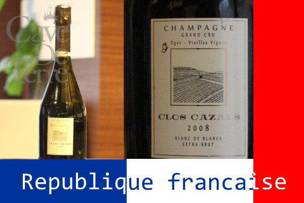 クロード・カザルス　グランクリュ　ブラン・ド・ブラン　エクストラ・ブリュット　2010/Claude Cazals Brut Blanc de Blanc Clos Cazals Grand Cru /シャンパーニュ