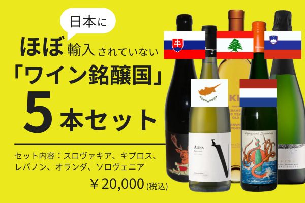 【12/6発送・11/30締切】え？どこのワイン？ほぼ、輸入されていない「ワイン名産国」5本セット 【ワインセット】